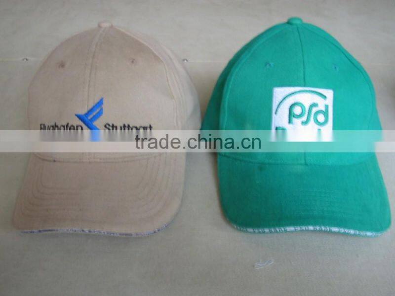 cheap price cotton promotional caps hat brushed caps
