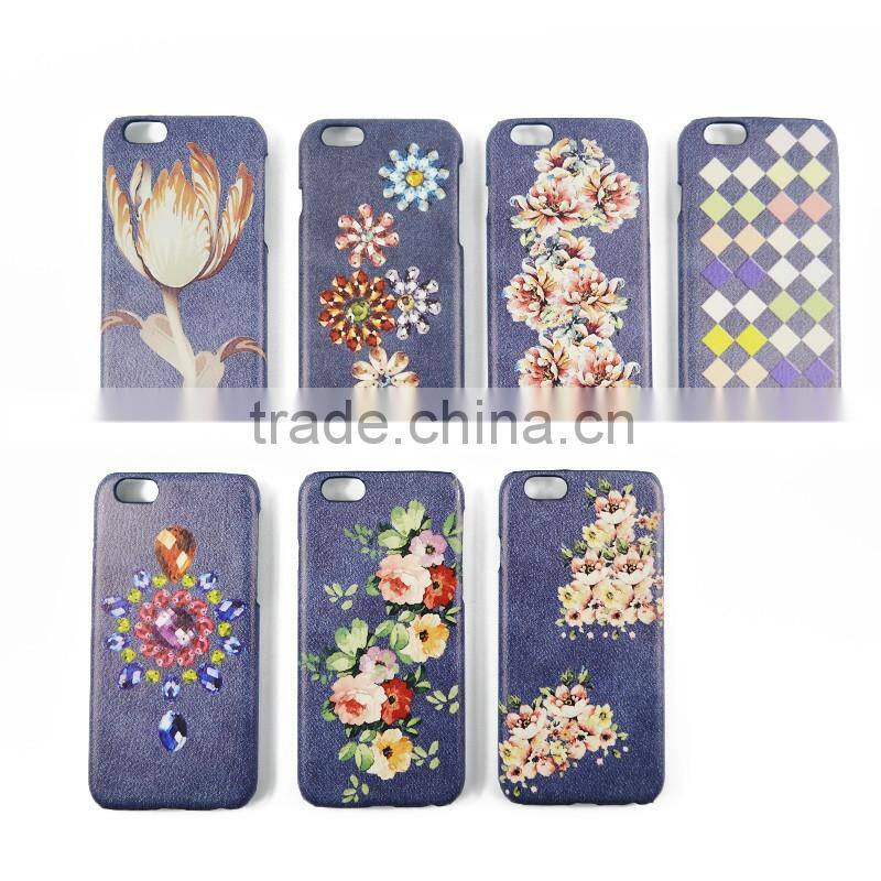 2016 Hot Sale Single PC case Simple and Printing Style PU Leather Case for iphone6s and support own Design