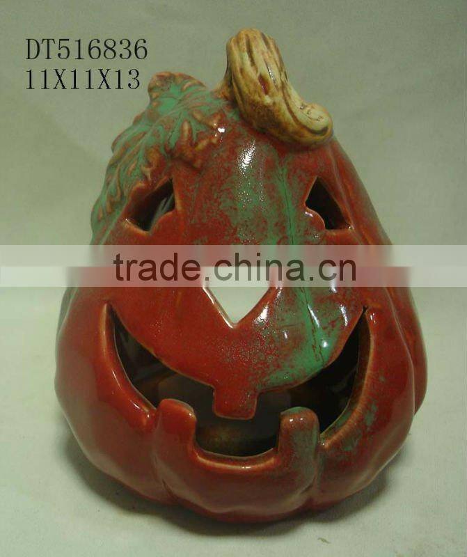 Ceramic Halloween Pumpkin
