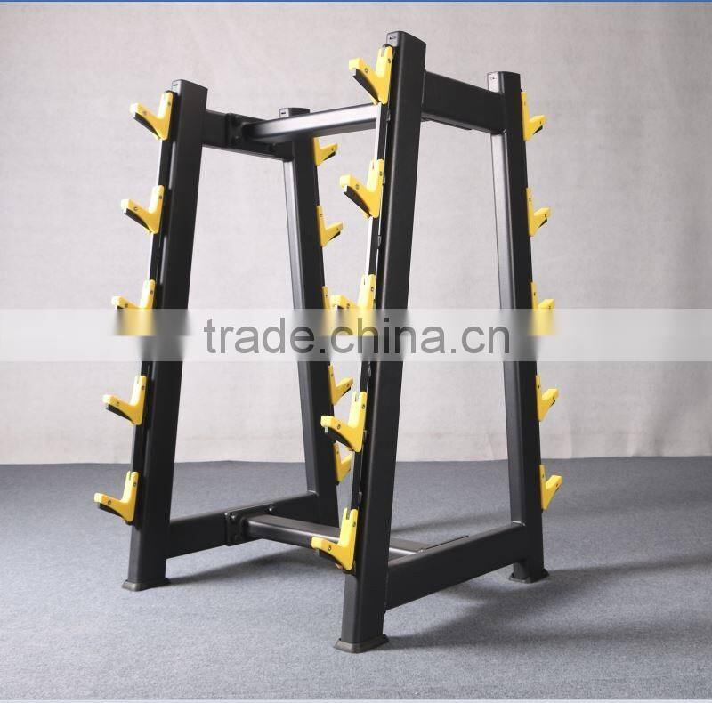 precor gym machine barbell rack