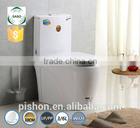 Sanitary ware wc desigh One Piece Toilet in Middle East Market