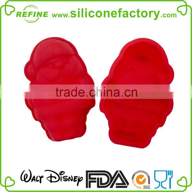FDA & LFGB approved silicone Christmas glove shape cake molds