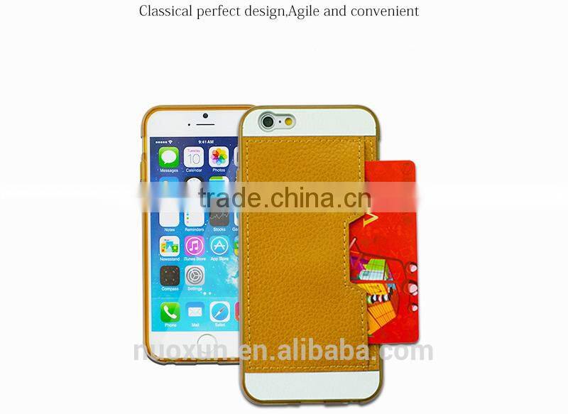 2014 New Design Hot selling Wallet Leather Phone Case For Iphone6 for iphone 6 plus case