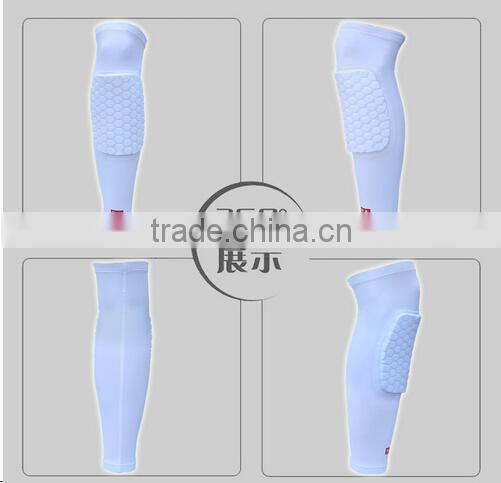 Sport basketball guards cellular anti-collision extended knee pads To protect the calf basketball shin guards Cellular knee