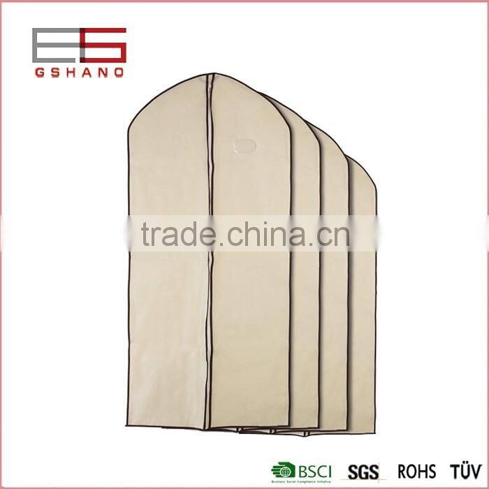 Completely Cover Full Zipper Quick Packing Wrinkle Free Breathable Suit Cover Garment Bag