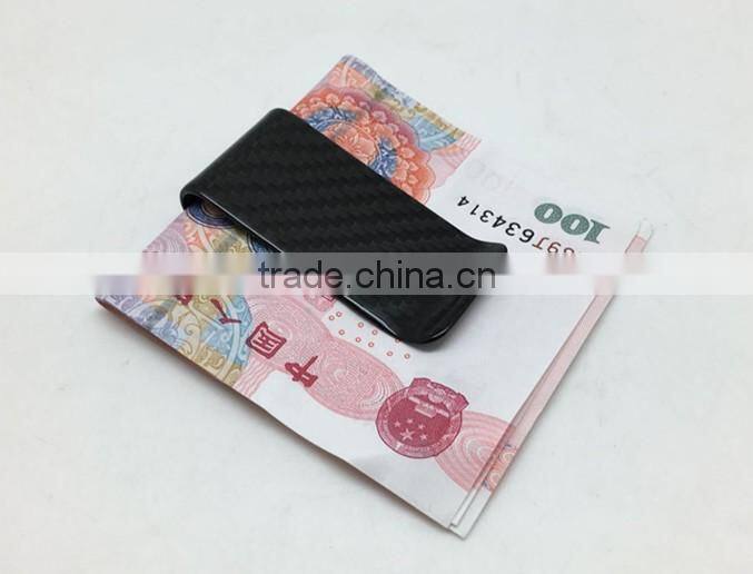 Carbon fiber card holder and money clip from Shenzhen Suppier