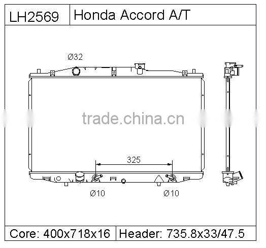 Auto Radiator to Accord
