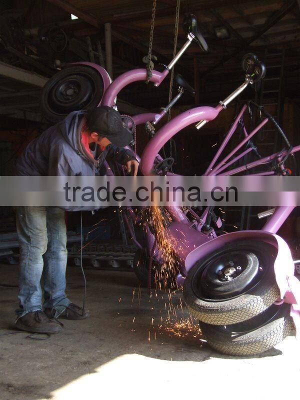 tandem quadricycle bicycle for 7 person