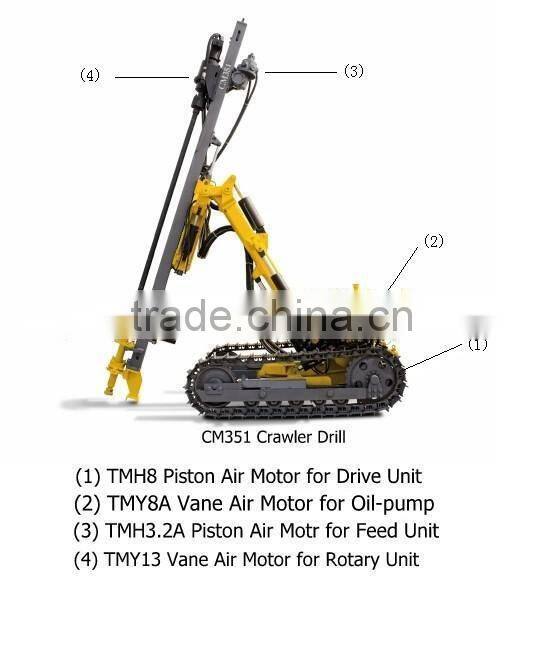 TMY8 vane motor compressed air powered pneumatic