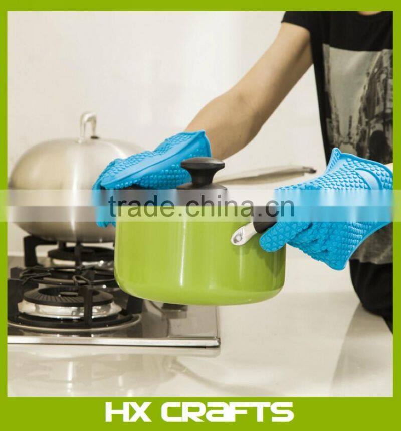 Wholesale high quality silicone oven mitt kitchen cooking oven silicon BBQ glove