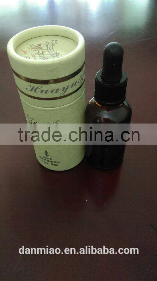 Customized paper tube for essential oil bottle
