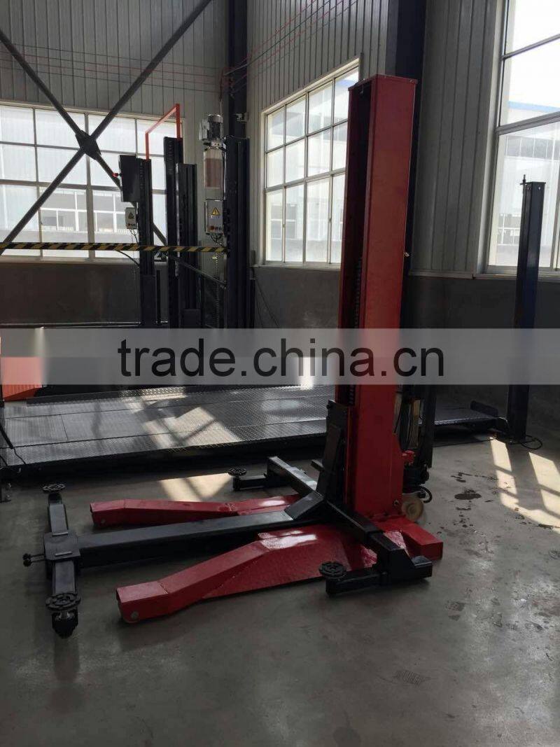 2016 factory 2500kgs 1950mm single post garage car lift