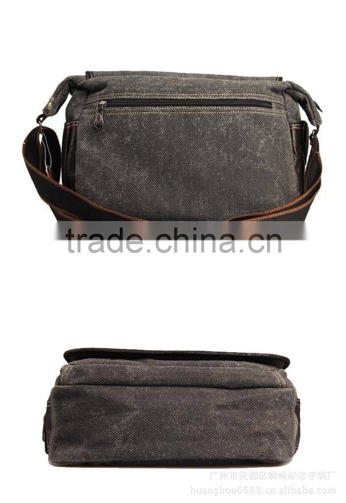 Retro Cotton Canvas Messenger Bag Tablet Laptop Messenger Bag Men Crossbody Bag School Bag Bike Messenger Bag