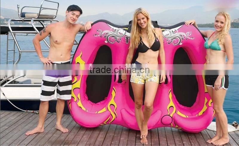 Torpedo 3-Person inflatable towable water tube with high quality tube