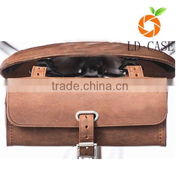 Handmade black Leather Tool Bags electrician leather tool bag