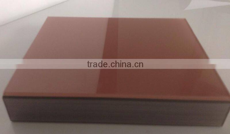 No bending acrylic board back with abs sheet