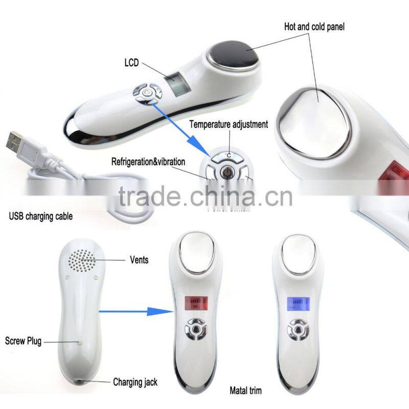 korean best selling hot and cool sonic skin tightening home devices