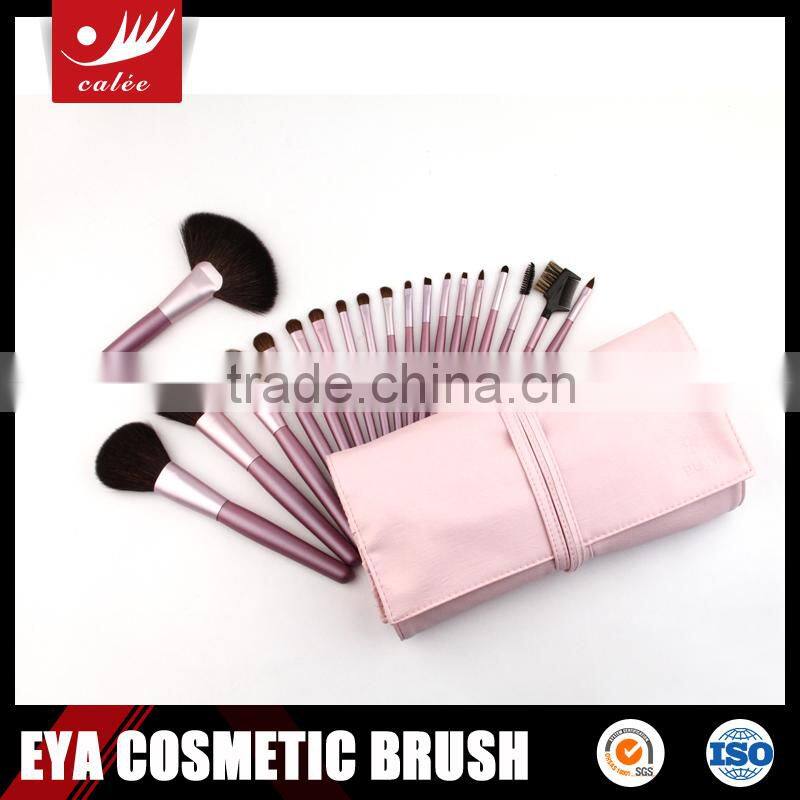 19pcs Professional Natural Hair Wood Handle Professional Makeup Brush Set