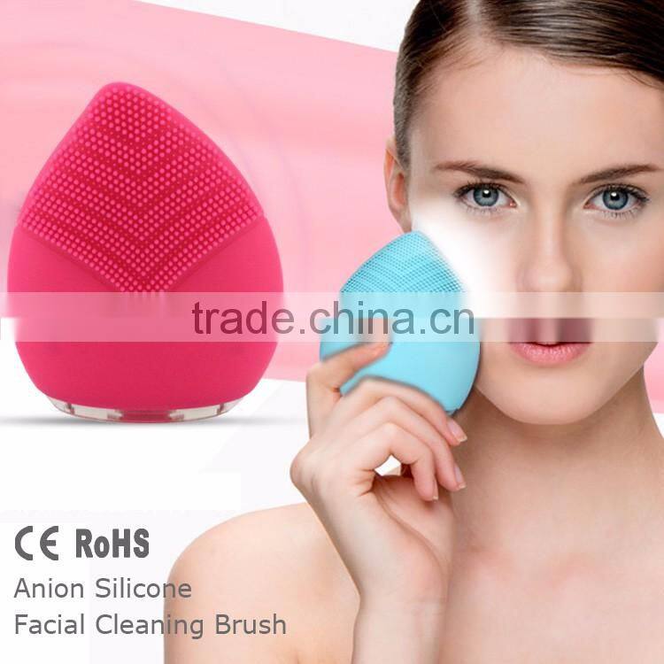 Black head remover useful facial beauty machine silicone facial cleansing instrument