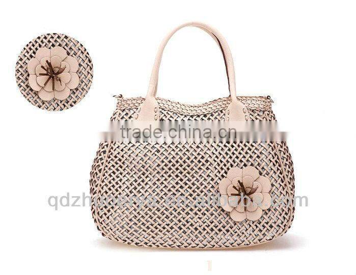 PU handmade tote bag for women in 2015