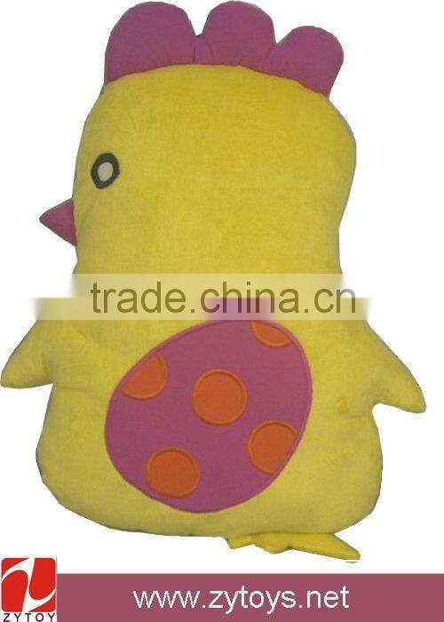 2016 hot sale love shape plush animal pillow