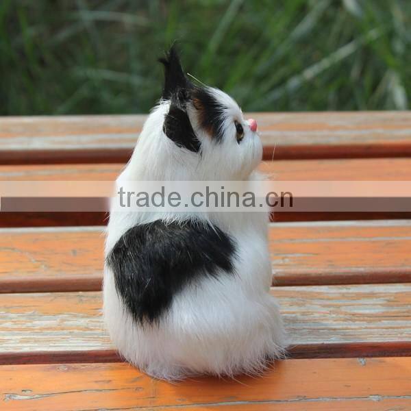 unstuffed plastic little animals snoring plush pets cats toys sisal