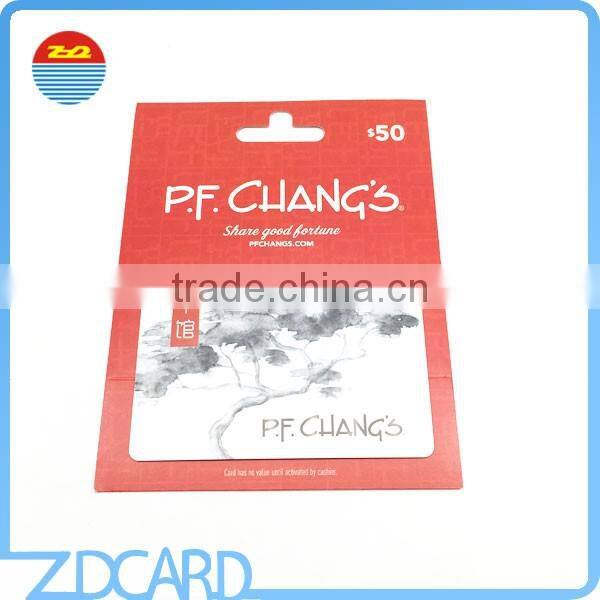 Custom Full Color Printing Paper Flyer with PVC cards