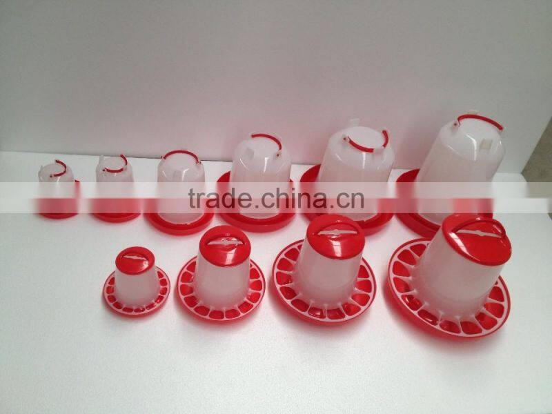 Good quality Manual plastic feeder and drinker for chicken