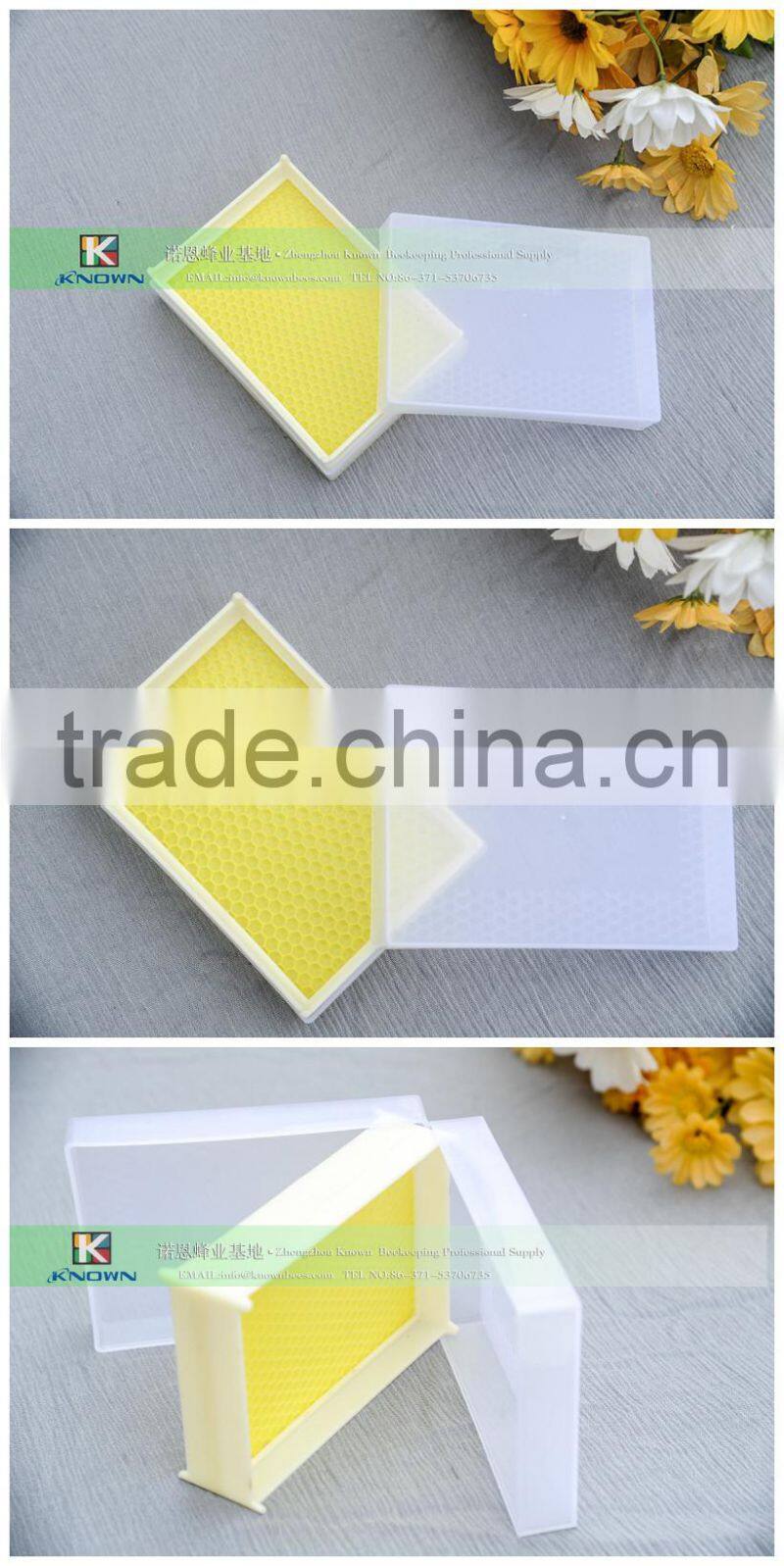 Pure bees beeswax bee foundation apis mellifera plastic comb foundation sheet
