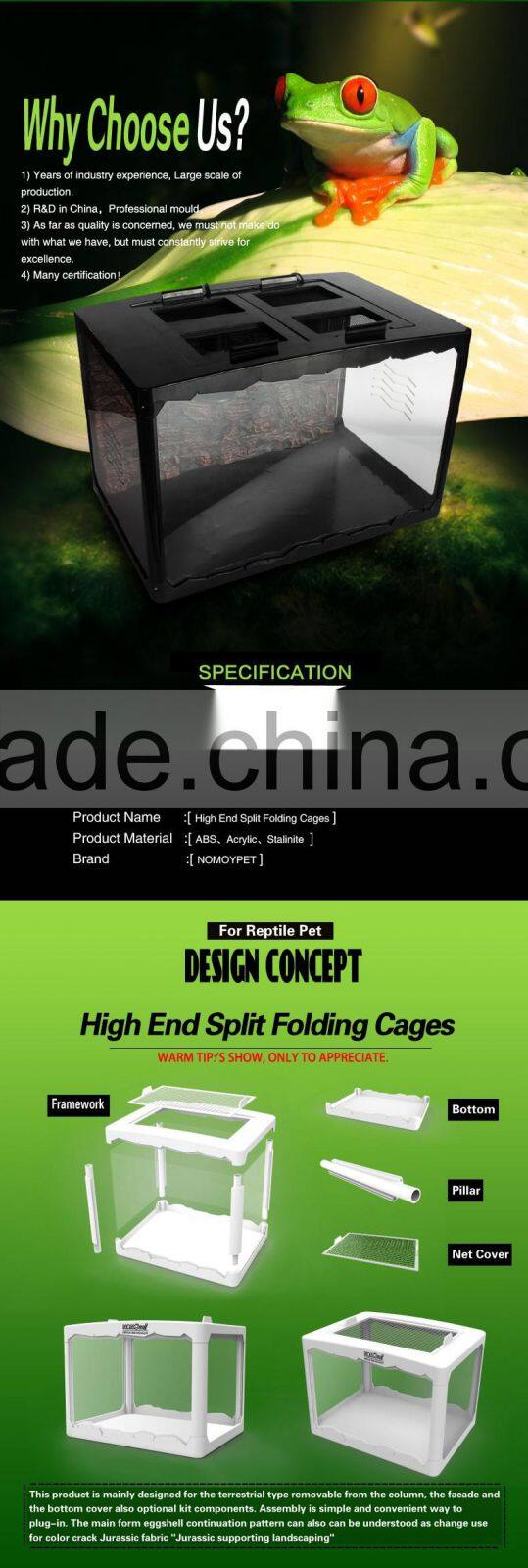 Nomoy Pet small animal house pet cage folding animal cage