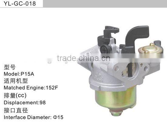 152F gasoline engine spare parts carburetor