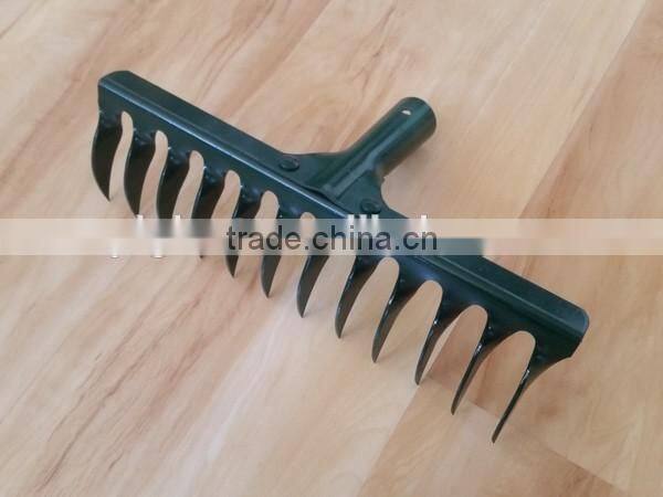 12 tines carton steel garden lawn rake for sale