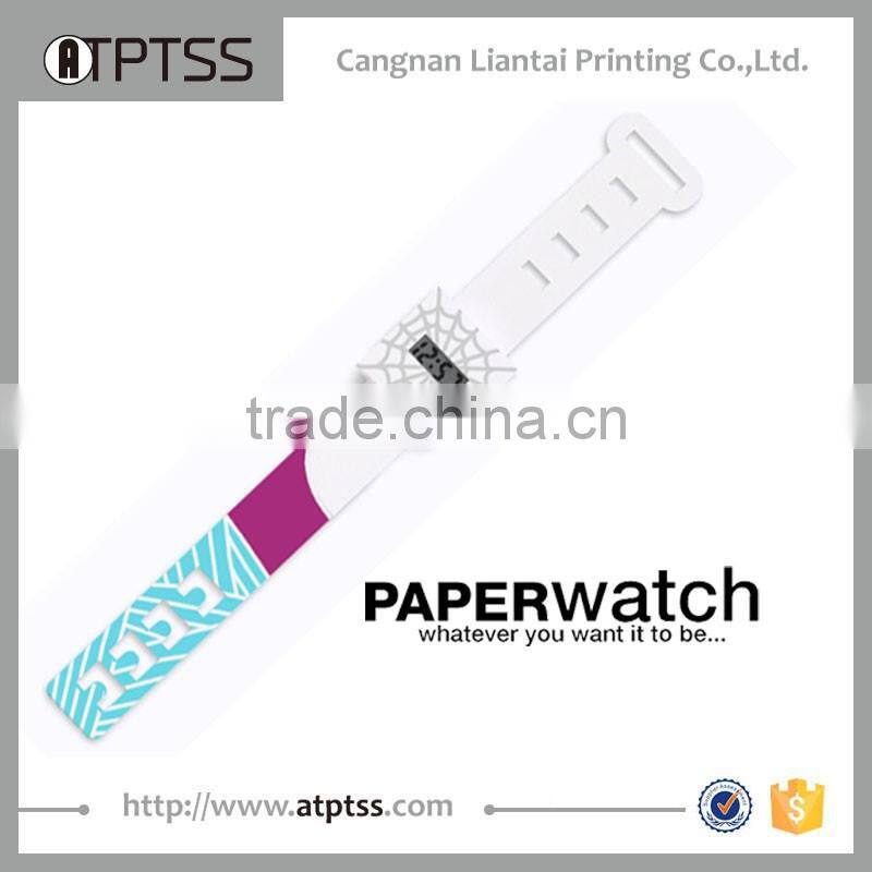 DIY hot selling tyvek paper watch for kid