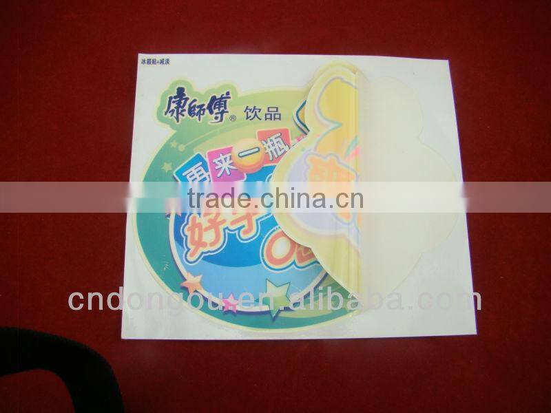 Cheap hot custom electrostatic custom stickers