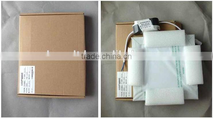 AC100-240V round & square led panel ceiling light 6/12/18/24w