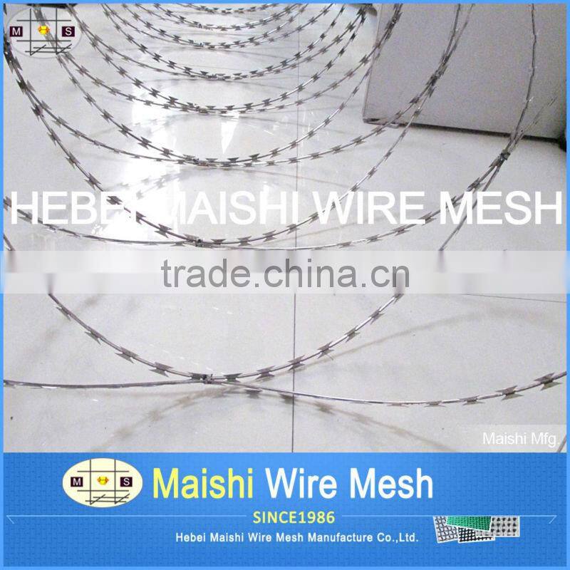 real manufacture ultra fine Razor Barbed wire mesh