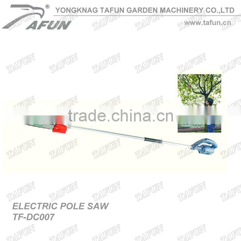 Electric pole brush cutter chain saw with 10" or 12" saw blade for sale