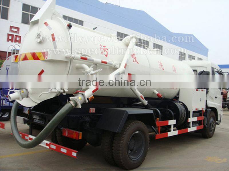 china supplier dongfeng high pressure sewer jetting truck 10000L sewer cleaning truck