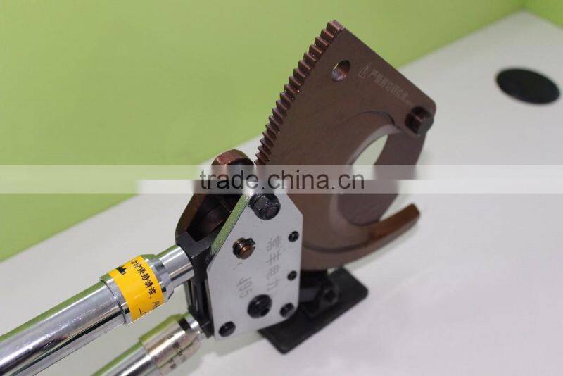 Model J95 hand ratchet cable cutter for copper aluminum armoured cable