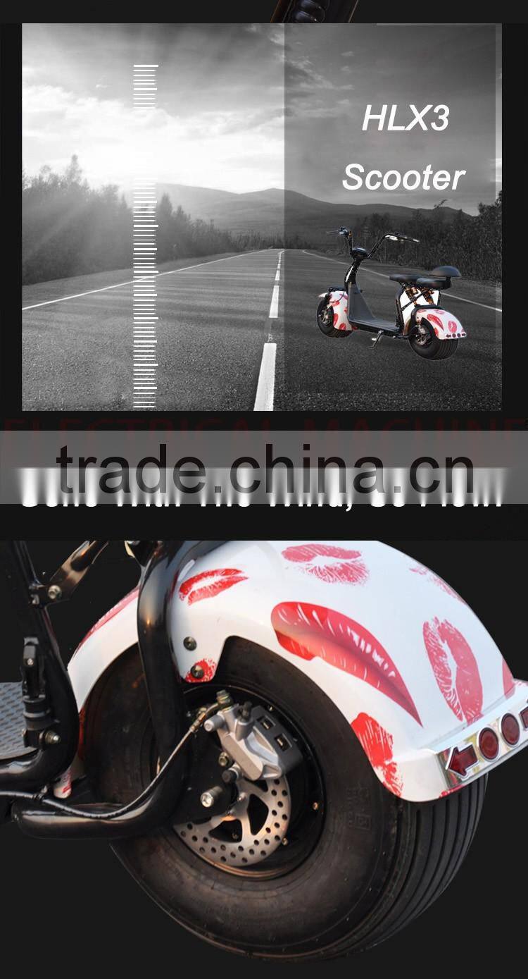 60V 12AH 1000 Watt Urban Electric Scooter Halley Mobility Scooter