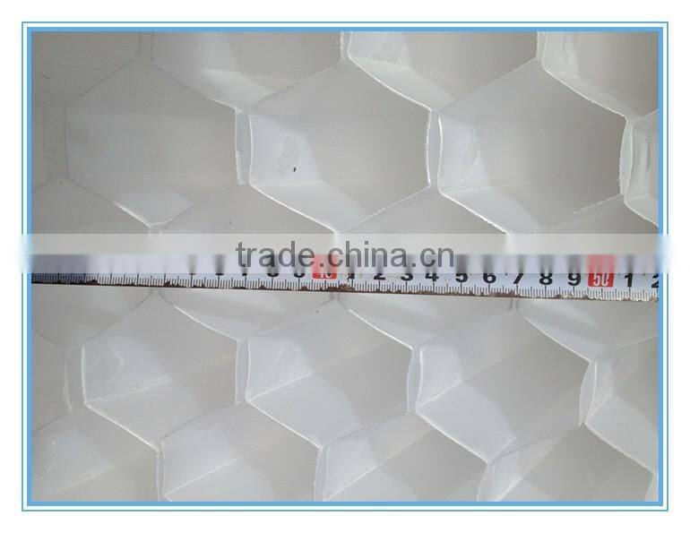 Water treatment hexagonal honeycomb slope tube