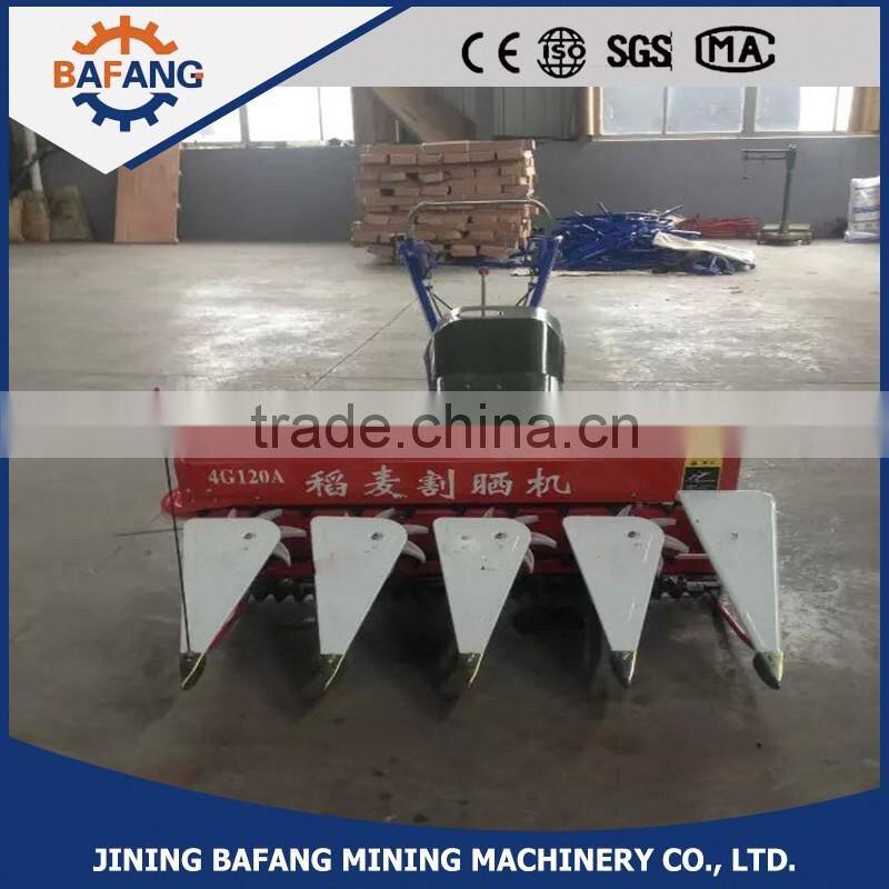 4G 120 Gasoline Mini Combine Harvester From Chinese Manufacturer Supplier
