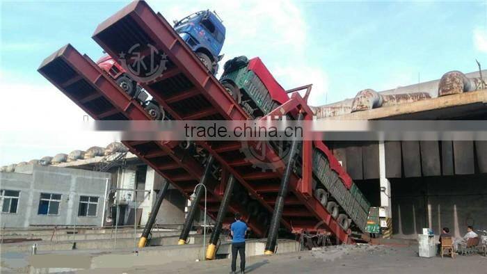 Hydraulic turnover plate