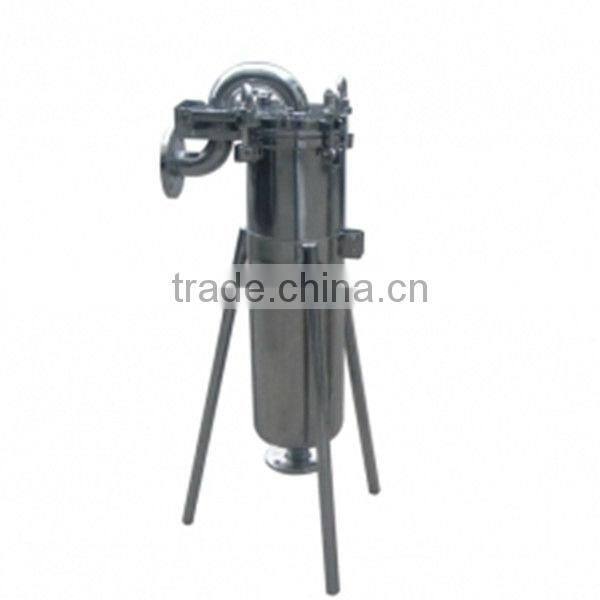 Top entry bag filter for liquid