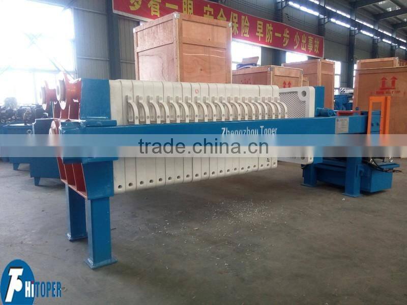 Sand dewatering equipment of hydraulic PP filter press