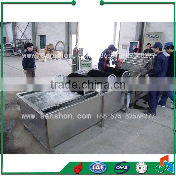industrial bubble washing machine for vegetables and fruits