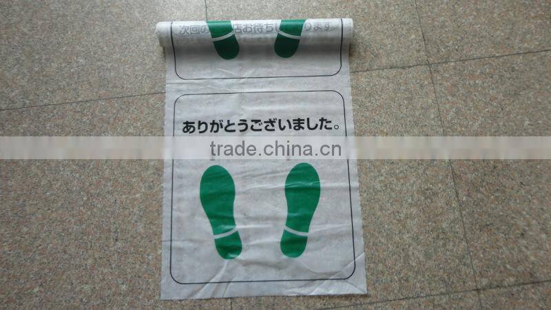 (hxy) high quality disposable clear plastic car foot mat covers
