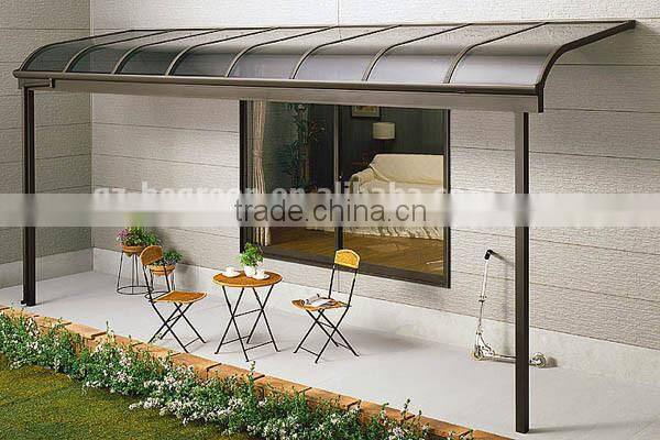 garden furniture gazebo uv coated polycarbonate shed using Elegant design for hot hot sale