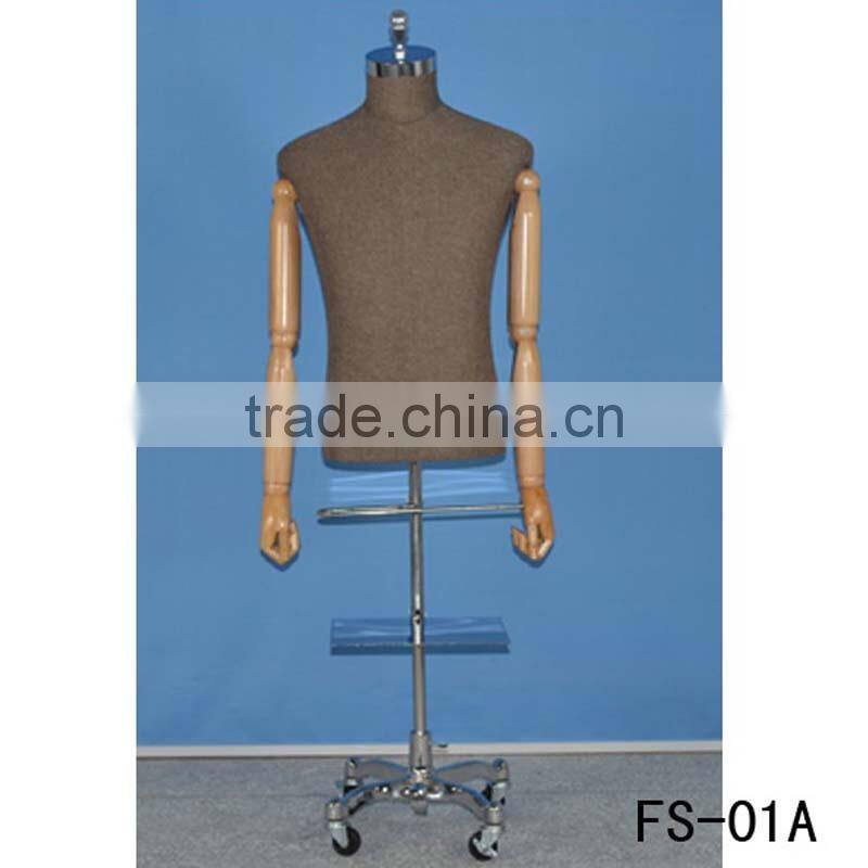 New fashion display model adjustable wooden tailor mannequins
