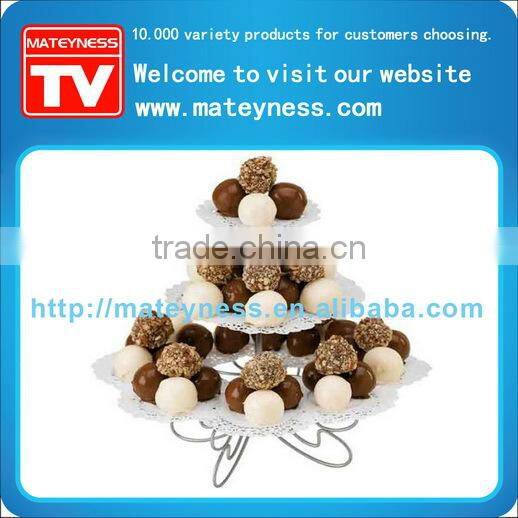 Spiral Swirls Metal Stand 13 Cupcake - 3 Tier Cake Stand